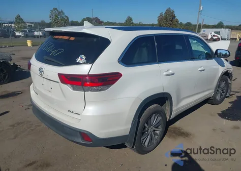 2018 Toyota Highlander Xle from USA, damaged, VIN 5TDJZRFH4JS843340